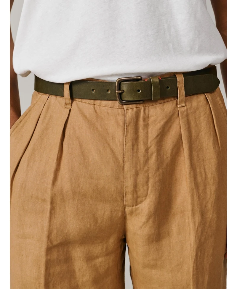 Aubin Men's Belvedere Relaxed Linen Trouser