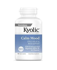 Kyolic Specialty Series Calm Mood Stress Relief Mood Support 120 Vegicaps