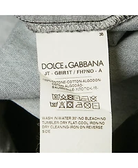 Pre-Owned Dolce & Gabbana Men's Card Print Jersey T-Shirt
