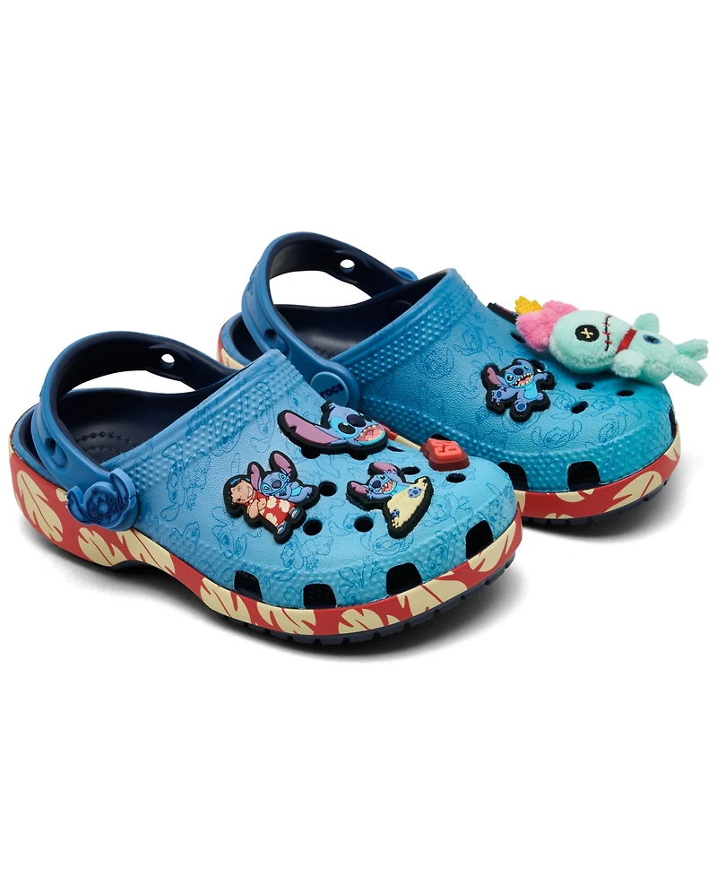 Crocs X Lilo & Stitch Toddler Kids' Classic Clogs from Finish Line