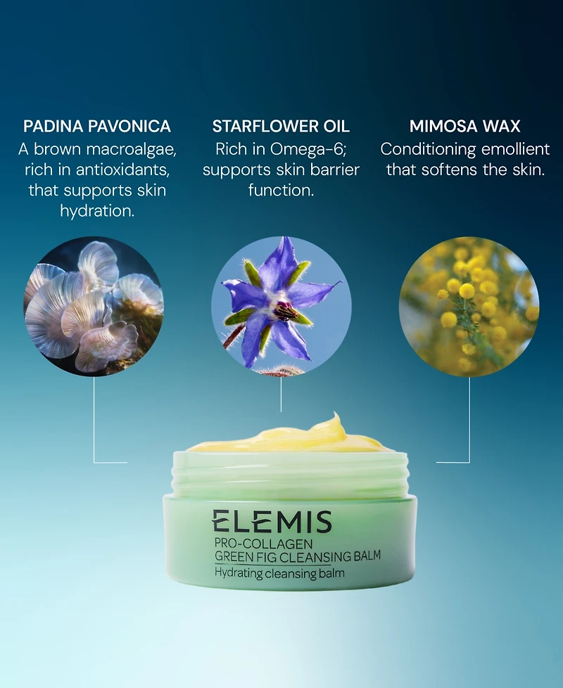 Elemis Pro-Collagen Green Fig Cleansing Balm, 3.5 oz.