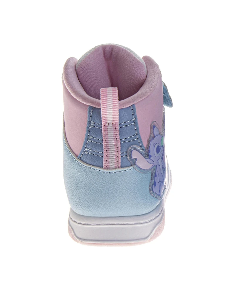 Disney Little Girls Lilo and Stitch High Top Sneakers
