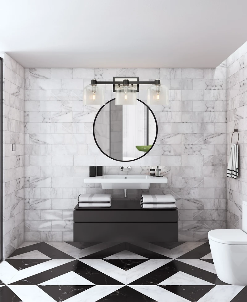 Artcraft Lighting Lyndon 24.01" Metal 3-Light Bathroom Vanity