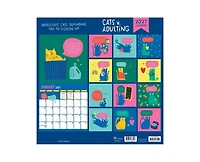 Tf Publishing Paper Goods 2027 Cat vs Adulting Wall Calendar