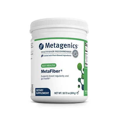 Metagenics MetaFiber - 6 g Dietary Fiber - Supports Gi Regularity and Occasional Constipation Relief - Fiber Blend Powder