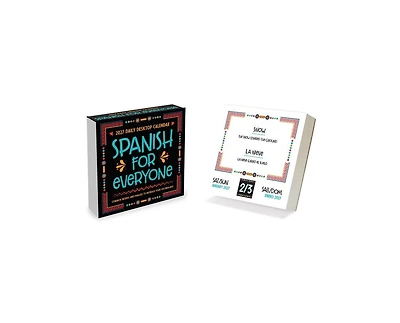 Tf Publishing Paper Goods 2027 Spanish Words Daily Desktop Calendar
