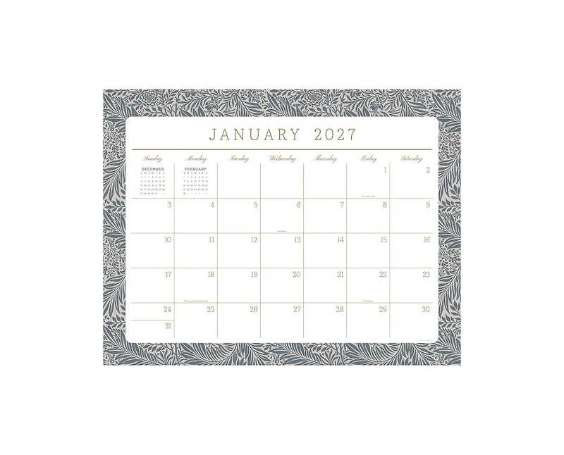 Tf Publishing Paper Goods 2027 Artisan Legacy Medium Desk Pad Monthly Blotter Calendar