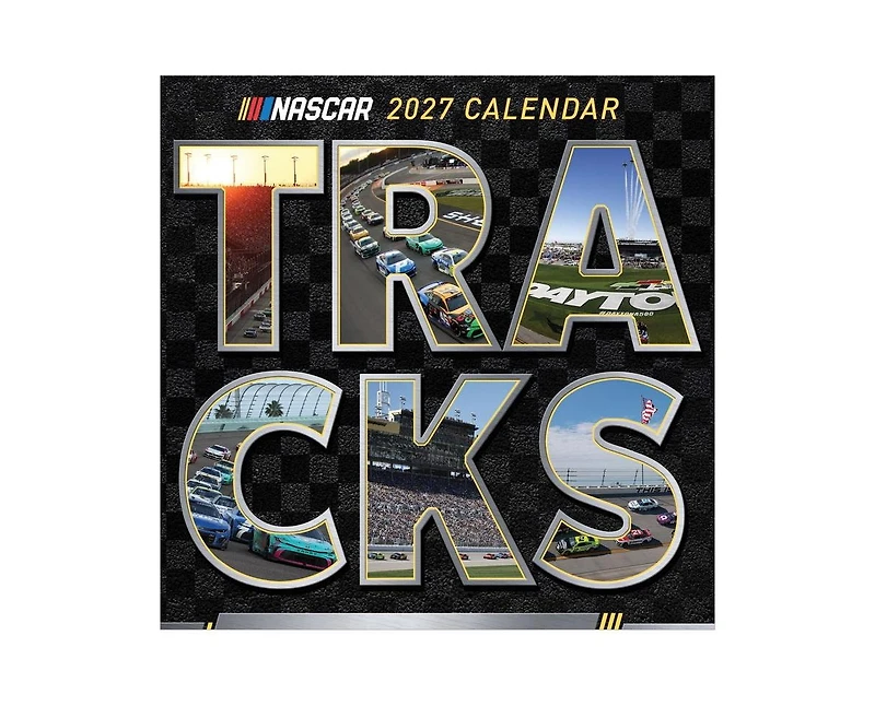 Tf Publishing Paper Goods 2027 Nascar Tracks Wall Calendar