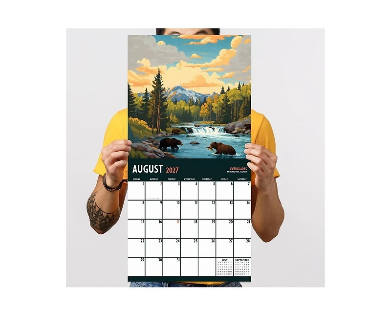 Tf Publishing Paper Goods 2027 National Parks-Art Wall Calendar
