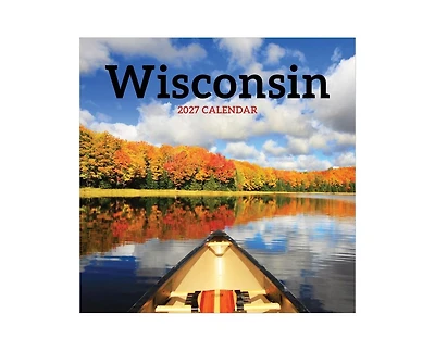 Tf Publishing Paper Goods 2027 Wisconsin Wall Calendar