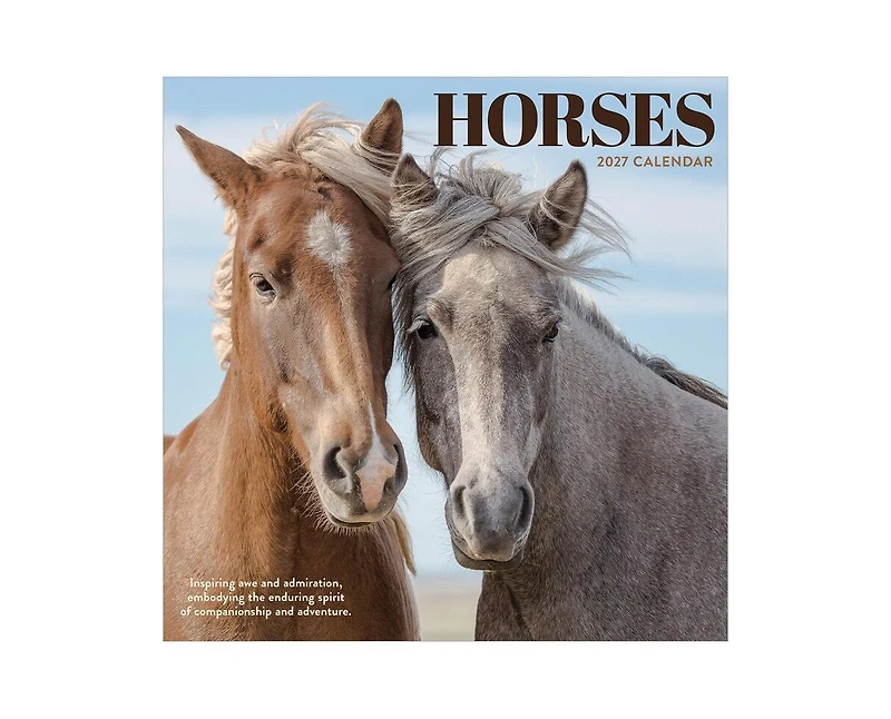 Tf Publishing Paper Goods 2027 Horses Mini Calendar