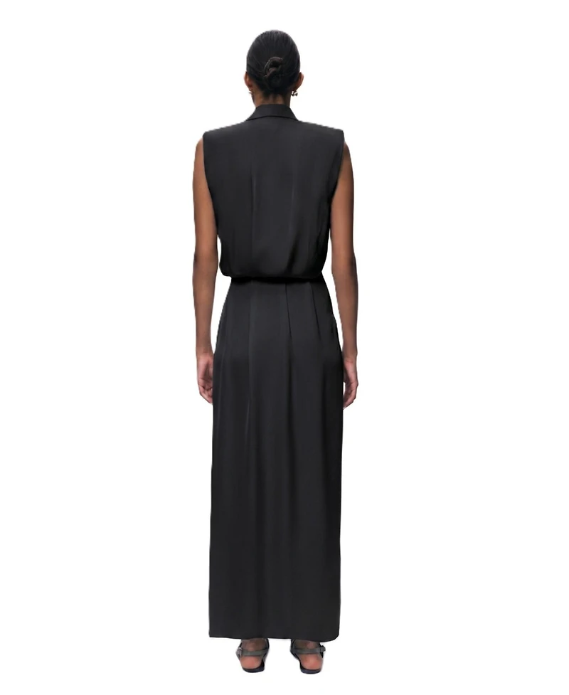 Nocturne Women's Embellished Belt-Detail Maxi Dress