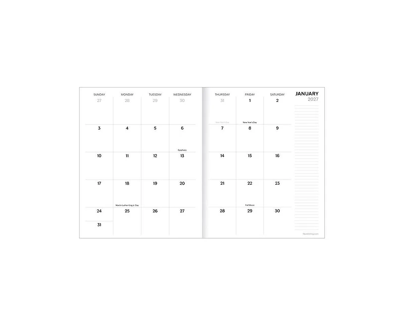Tf Publishing Paper Goods 2027 Baby Blooms Medium Monthly Planner