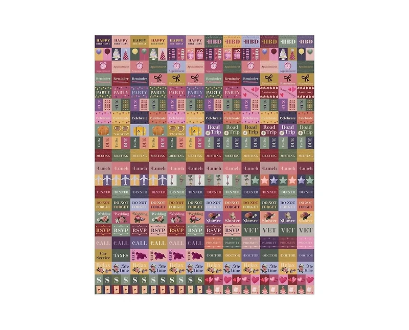 Tf Publishing Paper Goods 2027 Big Grid-Floral Wall Calendar