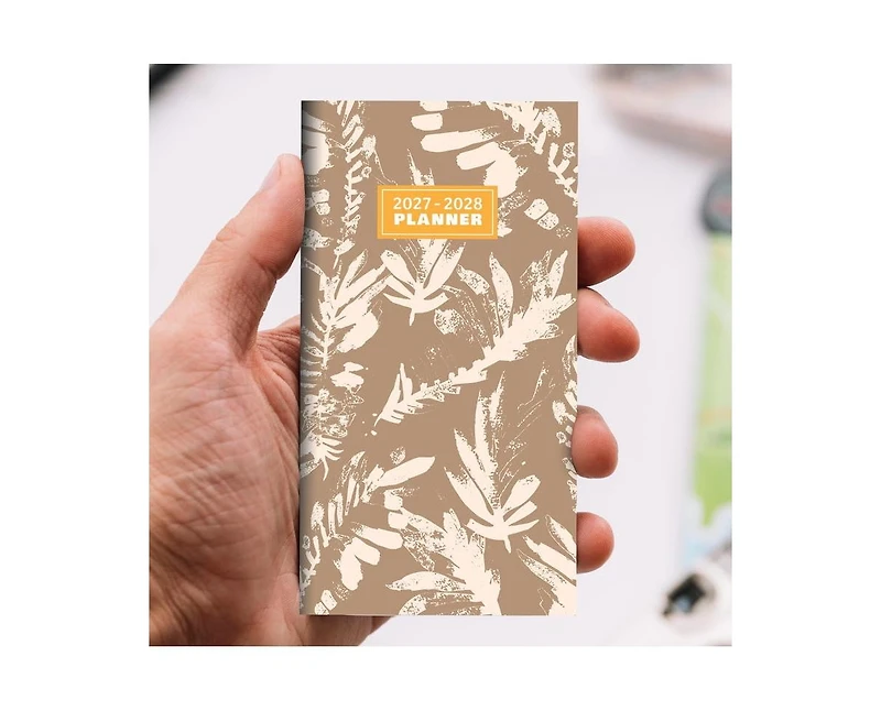 Tf Publishing Paper Goods 2027-2028 Wheat and Grass Small Monthly Pocket Planner
