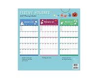 Tf Publishing Paper Goods 2027 Festive Holiday Themes Wall Calendar