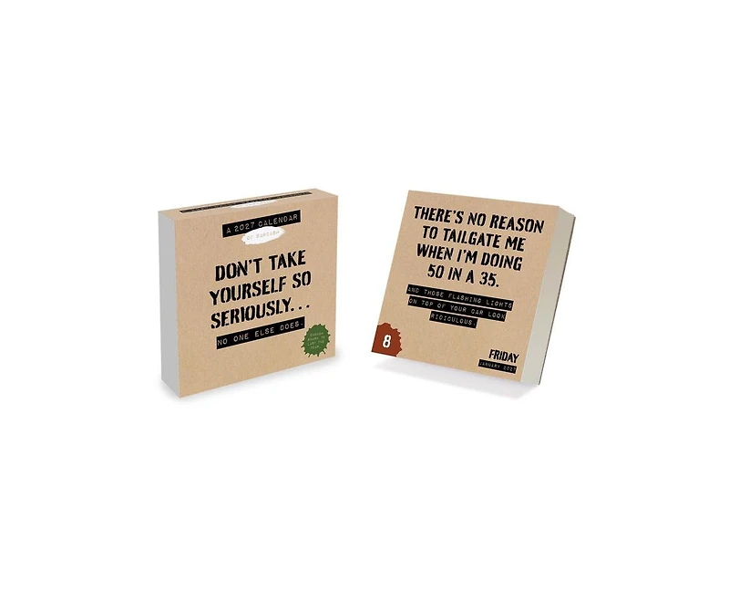 Tf Publishing Paper Goods 2027 Anti Affirmations/Daily Sarcasm Daily Desktop Calendar