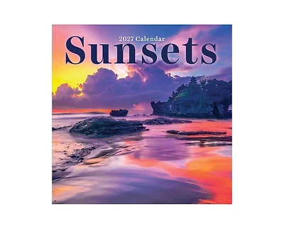 Tf Publishing Paper Goods 2027 Sunsets Wall Calendar