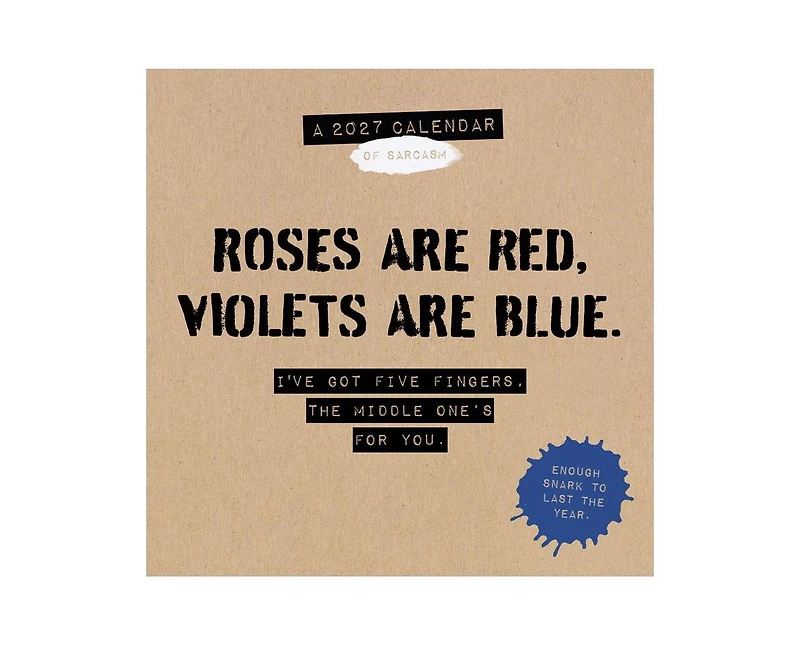 Tf Publishing Paper Goods 2027 Anti-Affirmations Wall Calendar