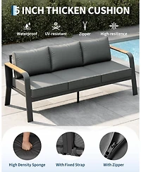 gaomon Seats Outdoor Patio Furniture Set