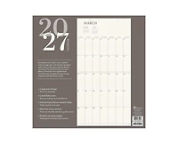 Tf Publishing Paper Goods 2027 Simple Aesthetic Grid Wall Calendar