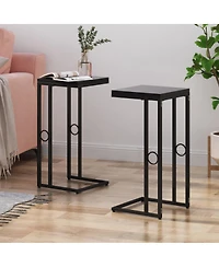 Streamdale Furniture Christopher Knight Home Essex Modern C-Shape Iron End Table