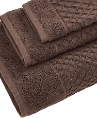 Linery & Co. Quick-Drying Cotton Diamond Waffle Textured 2-Piece Bath Sheet Set