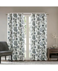 Avobird Jacquard Printed Room Darkening Curtain Panel