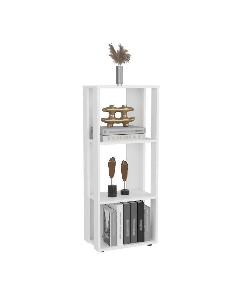Flynama 39 Inch Tall Four-Tier Bookcase Storage Cabinet