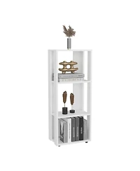 Flynama 39 Inch Tall Four-Tier Bookcase Storage Cabinet