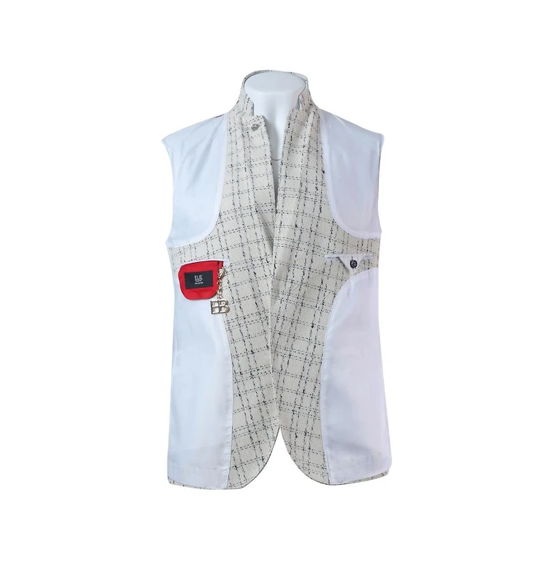 Elie Balleh Men's Slim Fit Plaid Boucle Sport coat