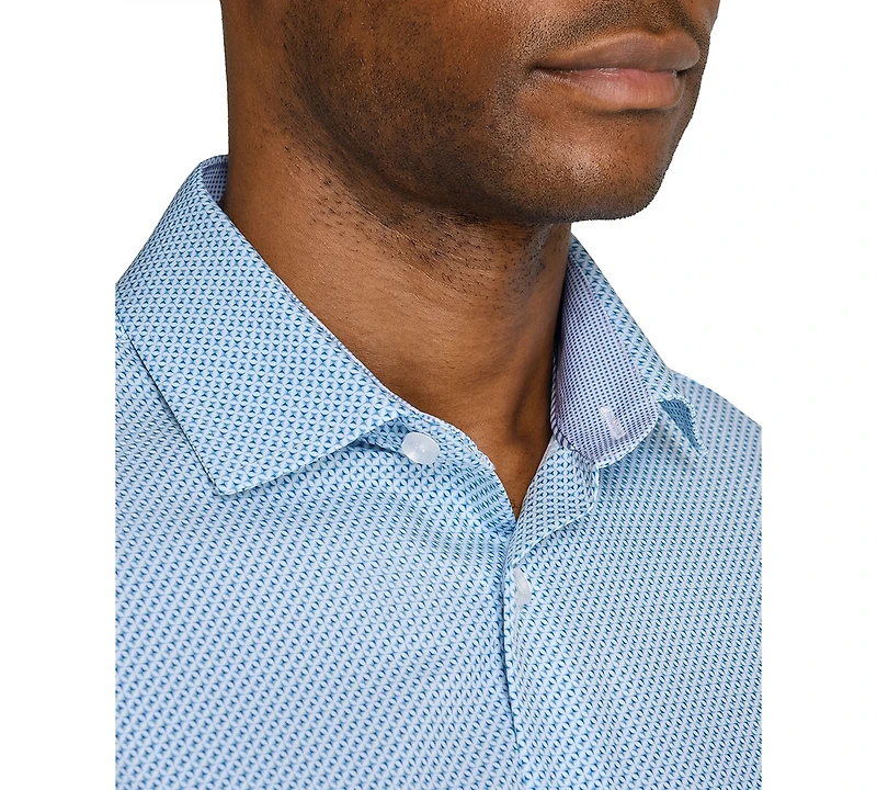 ConStruct Men's Slim-Fit Performance Stretch Comfort Dress Shirt