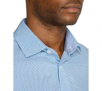 ConStruct Men's Slim-Fit Performance Stretch Comfort Dress Shirt