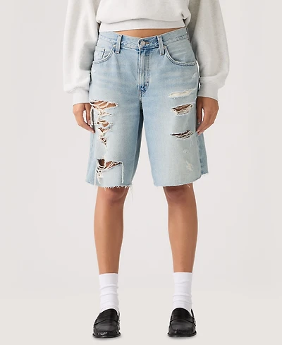 Levi's Women's Baggy Dad Mid-Rise Shorts