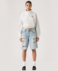 Levi's Women's Baggy Dad Mid-Rise Shorts