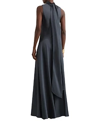 Reiss Women's Satin Cape Maxi Dress