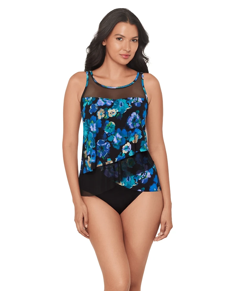 Miraclesuit Women's Secret Garden Mirage Underwire Tankini Top