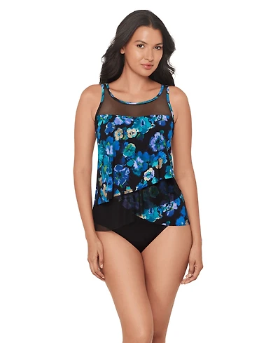 Miraclesuit Women's Secret Garden Mirage Underwire Tankini Top