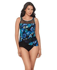 Miraclesuit Women's Secret Garden Mirage Underwire Tankini Top