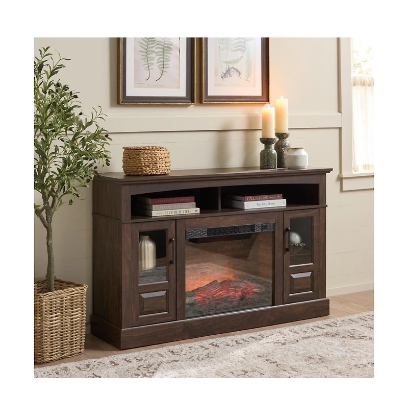 Augusta Home Tom 2 Door Wood Fireplace