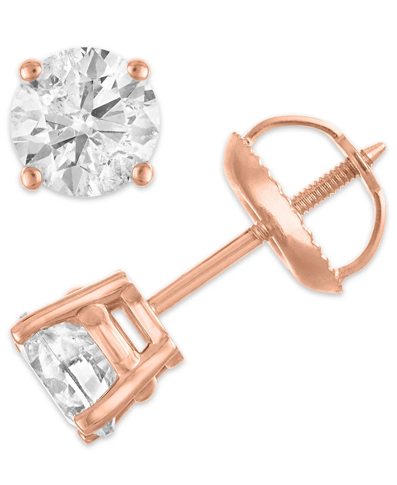 Diamond Stud Earrings (1 ct. t.w.) 14k Gold or White