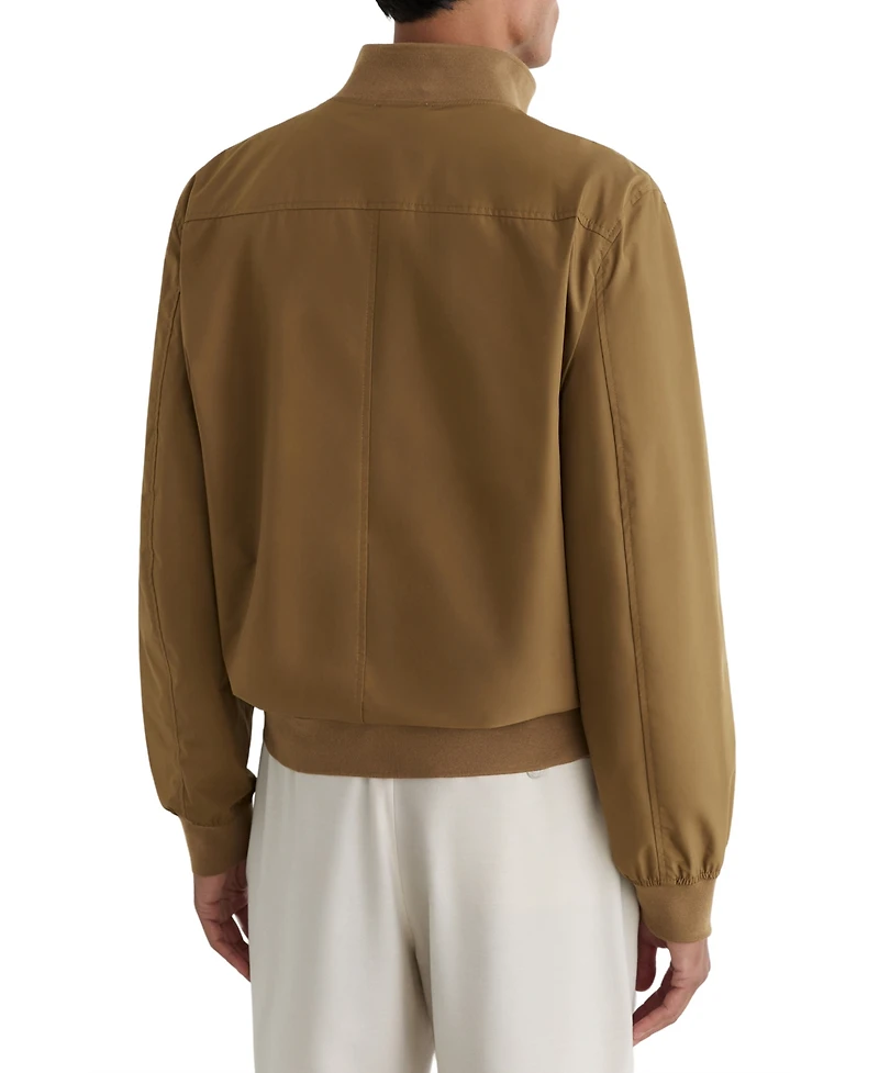 Reiss Men's Latent Button Through Technical Shorts Jacket