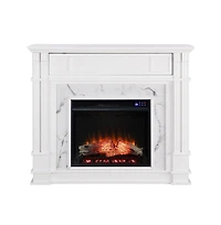 Augusta Home Highgate Electric Criss-Cross Media Fireplace