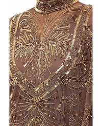 Beauut Women's Embellished Sequins Gown