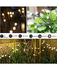 Cowin Solar Lights Outdoor(4 Pack,40 LEDs), Solar Garden Lights, Outdoor Decorations, Unique Gifts