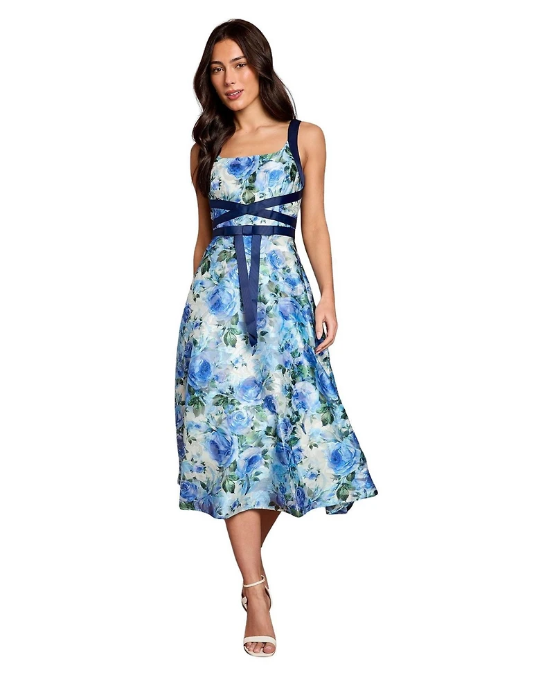 Coast Women's Floral Jacquard Midi Dress