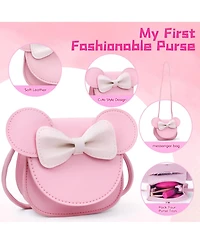 Gnuadz Pretend Play Makeup Purse Girls Gift Toddler Toy Set