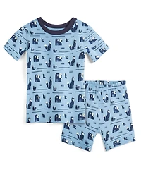 Mightly Toddler 5T - 2T Fair Trade 100% Organic Cotton Tight Fit Shortie Pajamas, 2-Piece Set