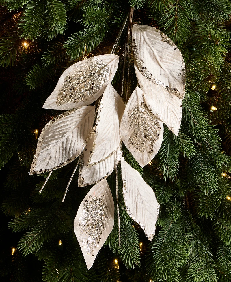Holiday Lane Enchanted Forest Leaves Pick, Macy's Exclusive