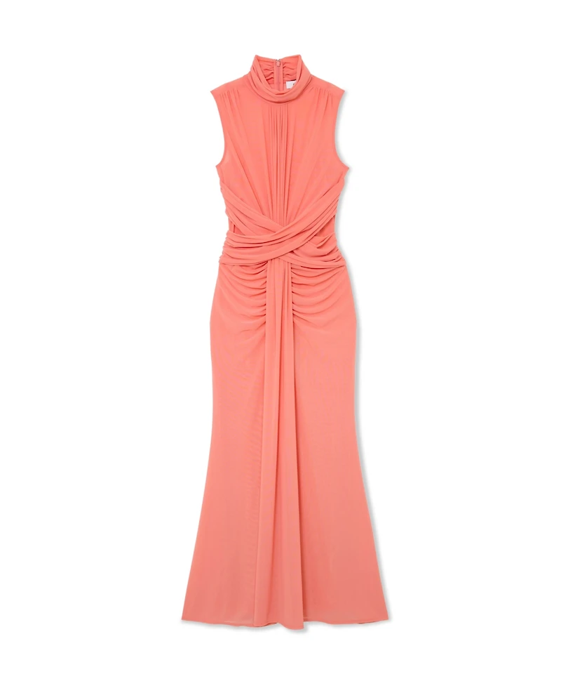 Reiss Women's Starla Ruched Sleeveless Maxi Dress